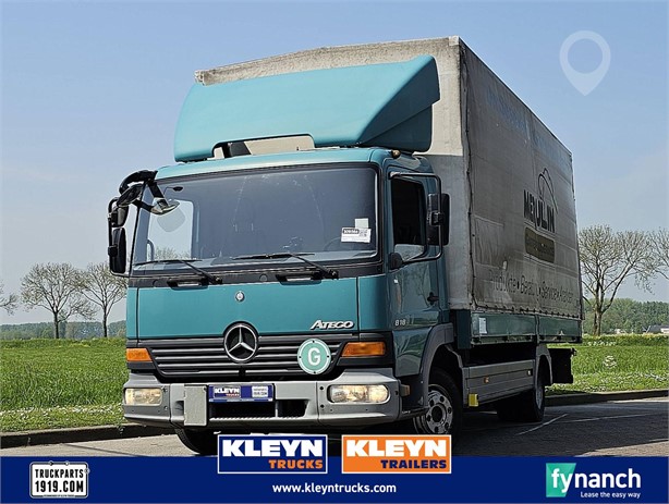 2001 MERCEDES-BENZ ATEGO 818 Used Curtain Side Trucks for sale