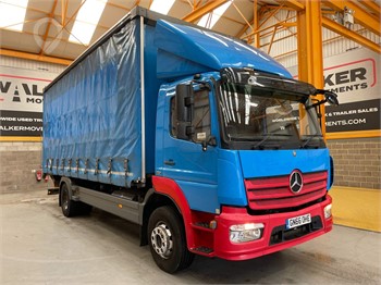 2016 MERCEDES-BENZ AXOR 1829 Used Curtain Side Trucks for sale
