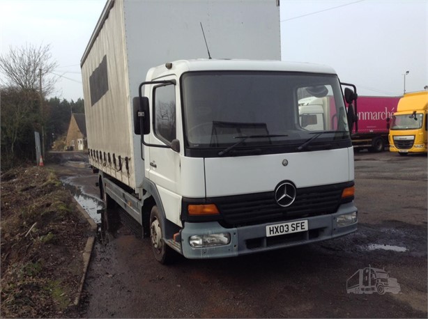 2003 MERCEDES-BENZ ATEGO 815 Used Curtain Side Trucks for sale