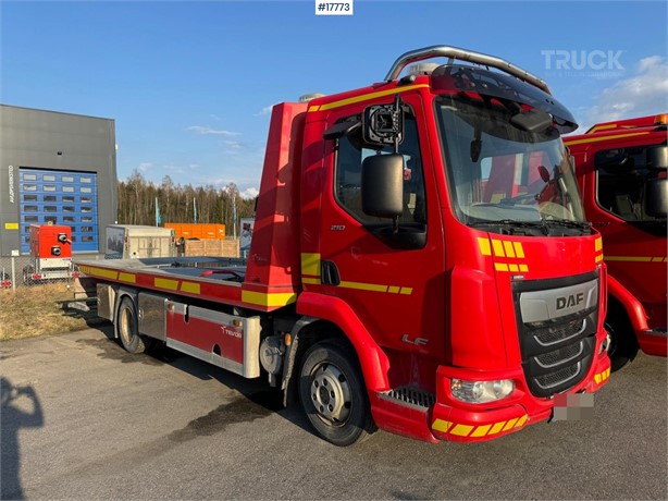 2018 DAF LF210 Used Pritschen LKW ohne Bordwände zum verkauf