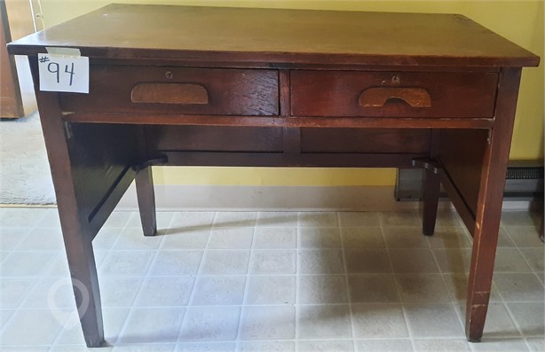 (2) DRAWER ANTIQUE DESK Used Antique Furniture Antiques auction results