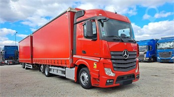 2019 MERCEDES-BENZ ACTROS 2545 Used Curtain Side Trucks for sale