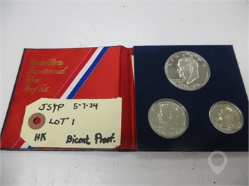 BICENTENNIAL PROOF SET 1776-1976 New U.S. Currency Coins / Currency upcoming auctions