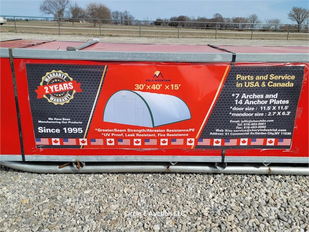 GOLD MOUNTAIN 30X40X15 DOME STORAGE SHELTER New Buildings auction results