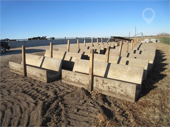 CEMENT FEED BUNKS 8 FOOT SET OF 16 Used Livestock auction results