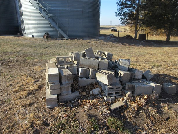CEMENT BLOCKS ASSORTED PILE Used Other Building Materials Building Supplies auction results