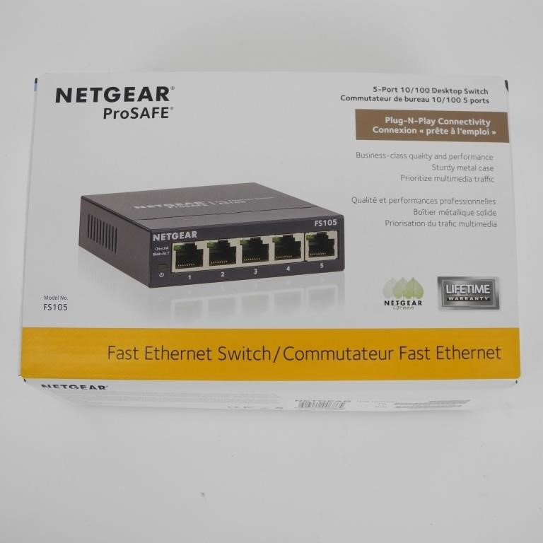 Netgear Fs105 Fast Ethernet Switch Gc5 Estate Services