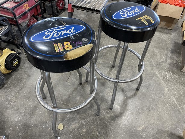 (2) FORD BAR STOOLS Used Chairs / Stools Furniture auction results