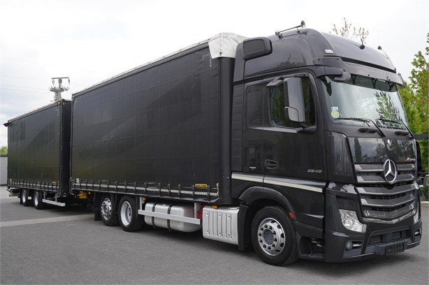 2015 MERCEDES-BENZ ACTROS 2545 Used Curtain Side Trucks for sale