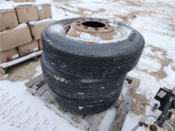 TIRES & RIMS 255/70R22.5 Used Tyres Truck / Trailer Components auction results