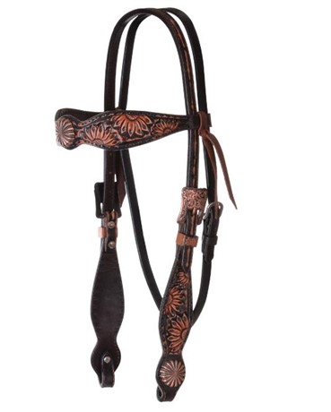 CIRCLE Y VINTAGE SUNFLOWER HEADSTALL New Other for sale