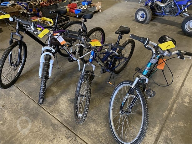 FOUR BICYCLES Used Bicycles Collectibles auction results