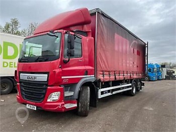2015 DAF CF75.250 Used Curtain Side Trucks for sale