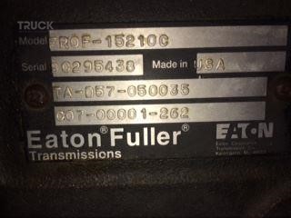 EATON-FULLER FR0F15210C Used Antrieb zum verkauf