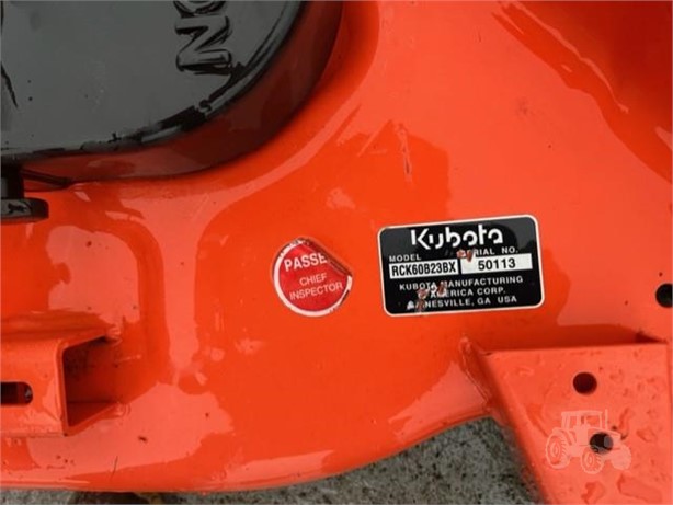 Kubota Rck60b23bx For Sale In Rose Hill Virginia