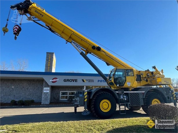2022 GROVE GRT880 Used 荒れた地形クレーン for rent