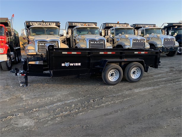 2023 BWISE DT714LPHD-14 Used Dump Trailers for rent