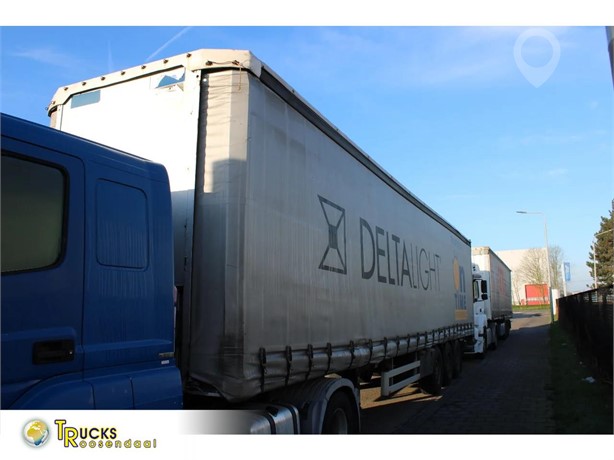 2009 PACTON + DHOLANDIA LIFT Used Curtain Side Trailers for sale