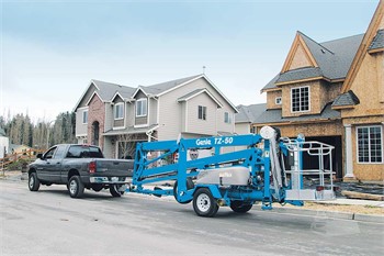 2024 GENIE TZ50 Used Trailer-Mounted Boom Lifts for hire