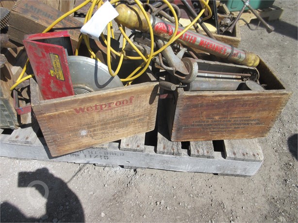 AMMO BOXES VINTAGE PARTS Used Antique Tools Antiques auction results