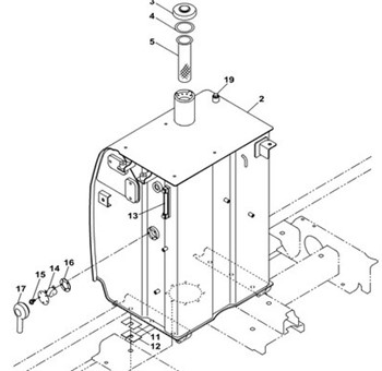 CASE KRH11290 Neu Kraftstoff Tank zum verkauf