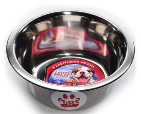 RUFF-N-TUFF STAINLESS STEEL PET DISH 1PT New Other for sale