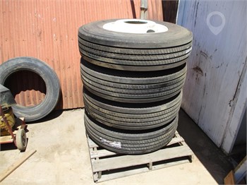 DAYTON D520S 11R 22.5 TIRES & RIMS Used Tyres Truck / Trailer Components auction results