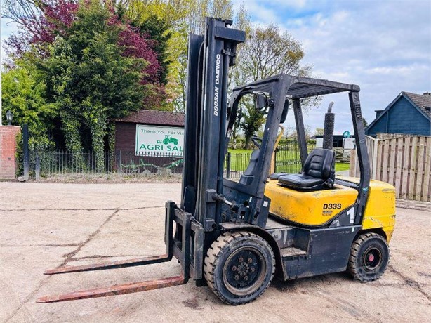 2007 DOOSAN D33S-5 Used Pneumatic Tyre Forklifts for sale