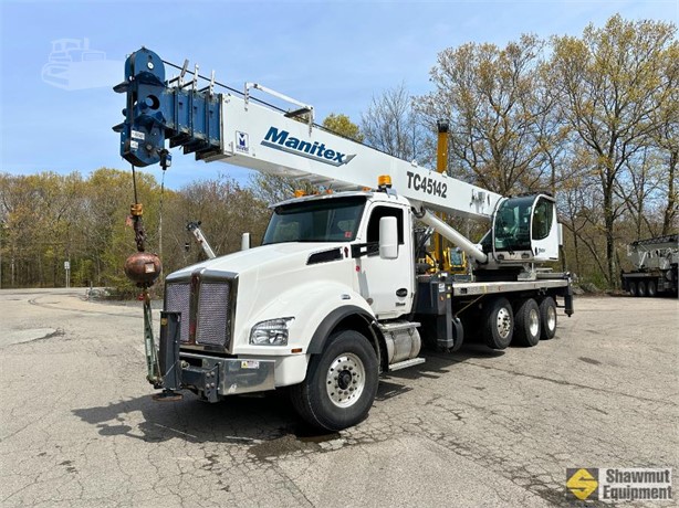2021 MANITEX TC45142 Used Mounted Boom Truck Cranes for hire