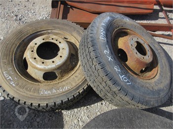 TRUCK WHEELS PAIR WITH RIMS Used Wheel Truck / Trailer Components upcoming auctions