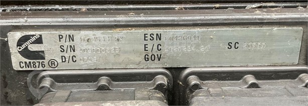 2000 CUMMINS ISM Used ECM Truck / Trailer Components for sale