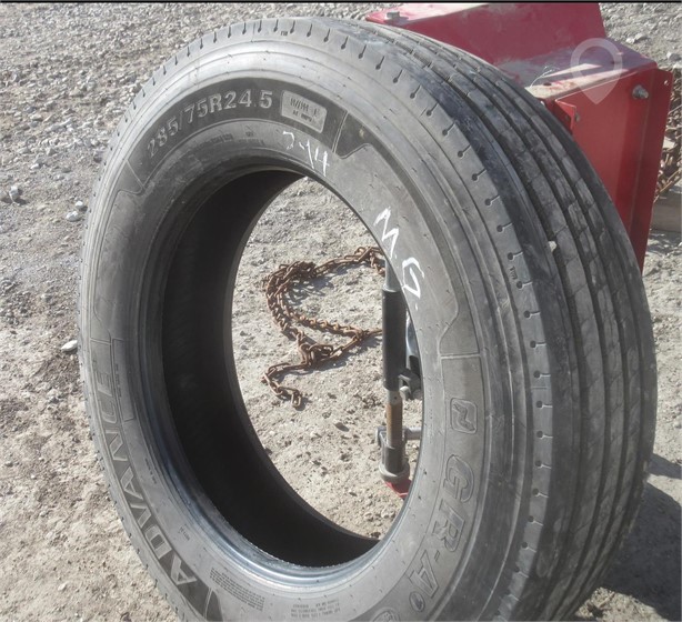 ADVANCE 285/75R24.5 Used Tyres Truck / Trailer Components auction results