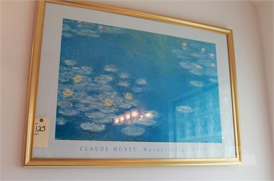 Large Claude Monet Water Lilies Print Framed Other Items For Sale - dutch angel dragon oc roblox