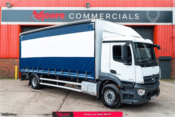 2020 MERCEDES-BENZ ACTROS 1824 Used Curtain Side Trucks for sale