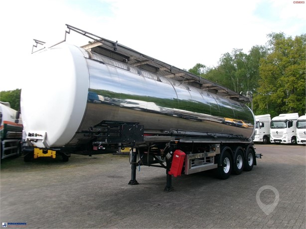 2003 CLAYTON CHEMICAL TANK INOX 37.5 M3 / 1 COMP + PUMP Used Chemical Tanker Trailers for sale