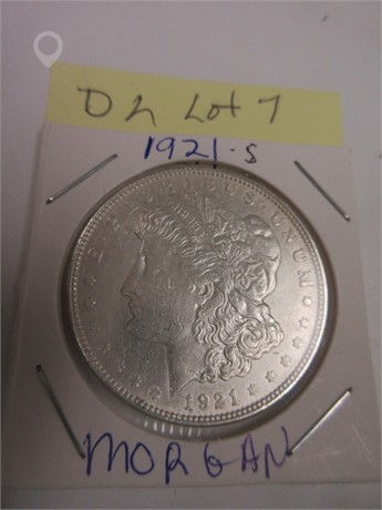 1921-S SILVER DOLLAR MORGAN Used U.S. Currency Coins / Currency auction results