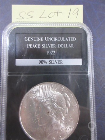 1922  LIBERTY SILVER DOLLAR New U.S. Currency Coins / Currency auction results