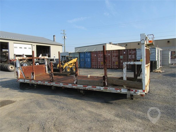 22' STEEL FLATBED, 96" WIDE, DIAMOND PLATE DECK Used Other auction results