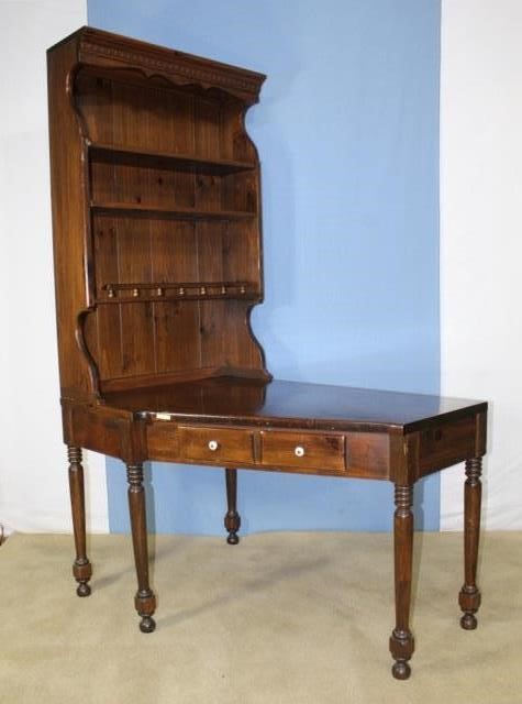 Ethan Allen Corner Desk And Hutch Buddy Ray Auction And