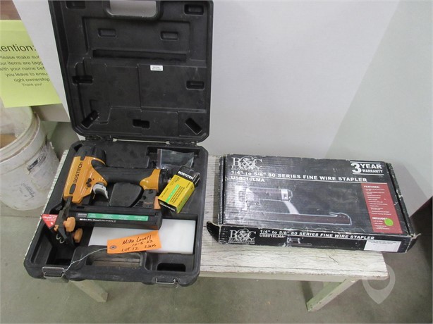 B&C/BOSTITCH AIR NAILERS Used Power Tools Tools/Hand held items auction results