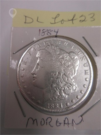 1884 SILVER DOLLAR MORGAN Used U.S. Currency Coins / Currency auction results
