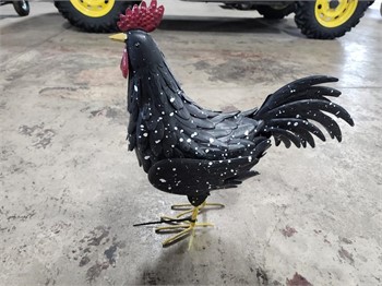 METAL CHICKEN YARD ART Used Lawn / Garden Personal Property / Household items upcoming auctions