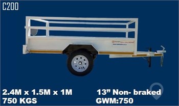 2024 FUEL TRAILERS 2.4M X 1.5M X 1M New Dropside Flatbed Trailers for sale