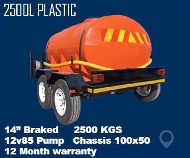 2024 FUEL TRAILERS 2500L PLASTIC New Water Tanker Trailers for sale