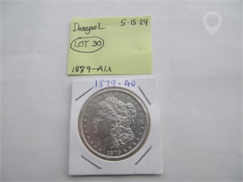 1879 AU SILVER DOLLAR New Dollars U.S. Coins Coins / Currency upcoming auctions