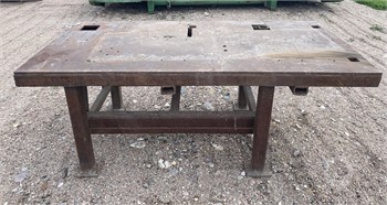 CUSTOM MADE WELDING TABLE Used Workbenches / Tables Shop / Warehouse upcoming auctions
