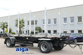2012 WELLMEYER 6,5 m Gebraucht Anhänger für Holztransport zum verkauf