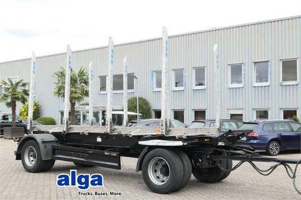 2012 WELLMEYER 6,5 m Used Anhänger für Holztransport zum verkauf