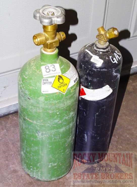 Oxy-Acetylene Bottles. | Auctioneers Who Know Auctions, Colorado ...