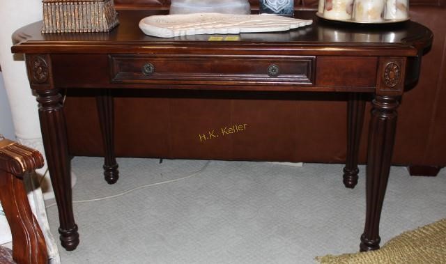 Broyhill Wooden Desk Or Sofa Table H K Keller